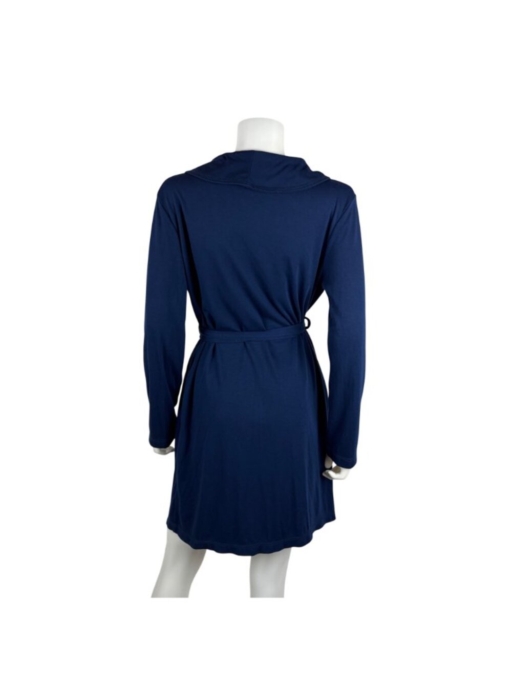 Gilligan & O'Malley Dark Blue Robe Womens XS/S Solid Above The Knee Lounge Sleep - Picture 9 of 10